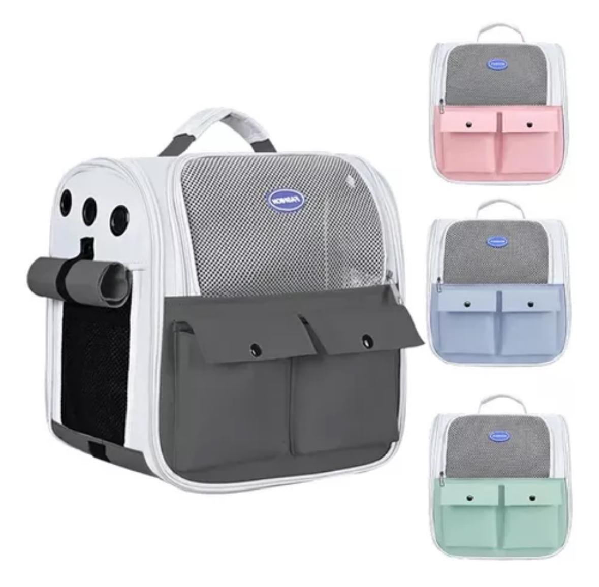 Square suitcase for carrying pets